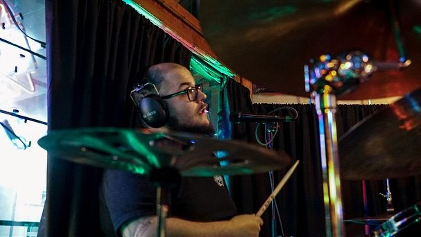 Keith drumming live